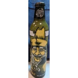 Mountain Dew Green Label Art Aluminum Bottle Bill Hilly It'll Tickle Yore Innard